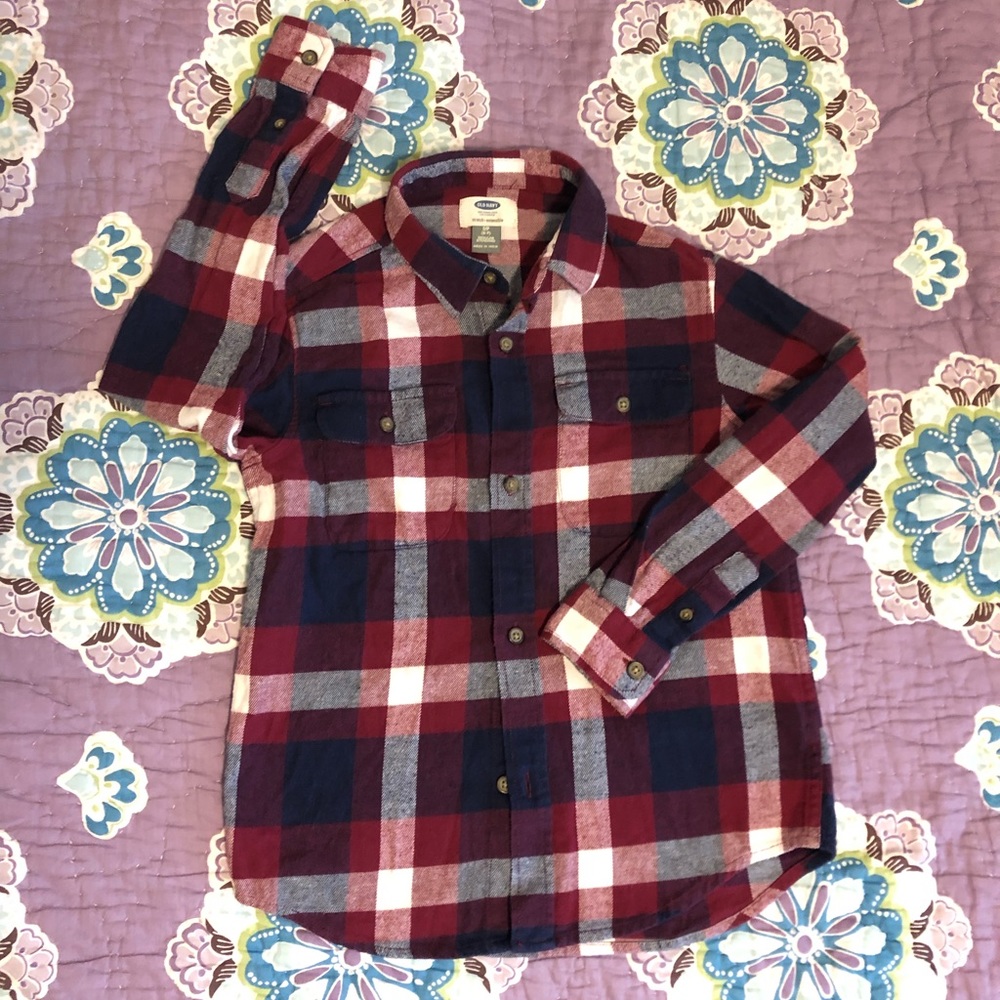 Boys Old Navy Button Down Shirt, Size 6
